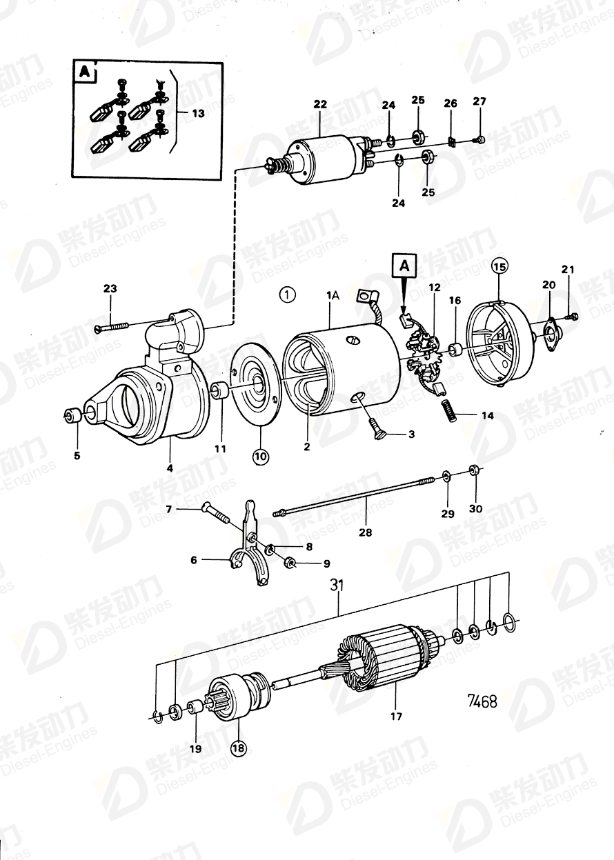 VOLVO Cross recessed screw 956078 Drawing